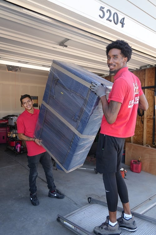 Fatboy Slims Moving Crew at Work